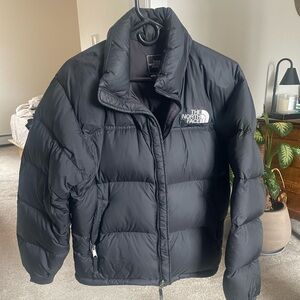 The North Face Black Logo Puffer Jacket